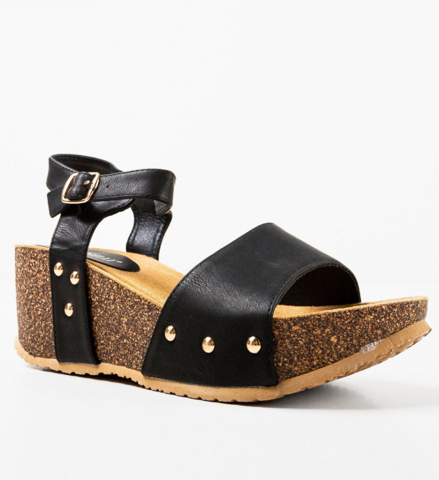 Platforme dama Macie Negre - Img 3