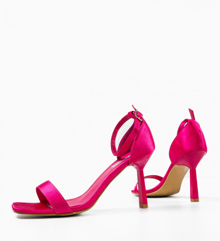 Sandale cu toc Itumele Fuchsia - Img 3