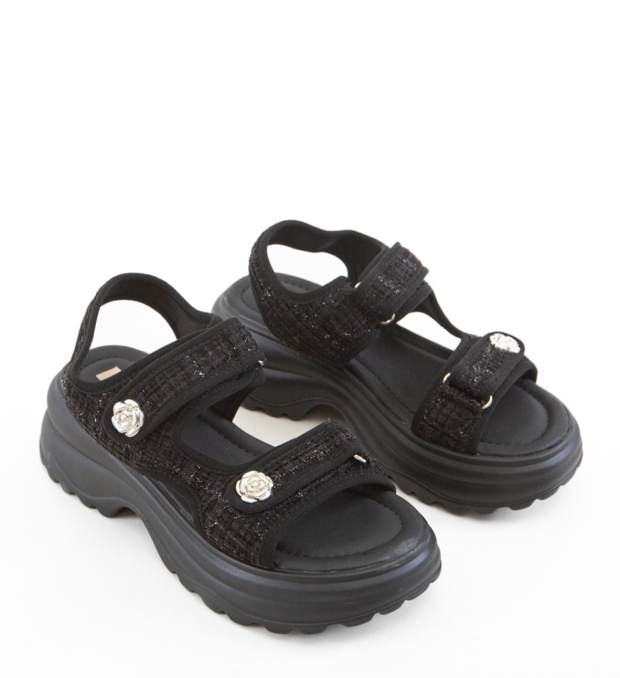 Sandale dama Bybuna Negre - Img 2