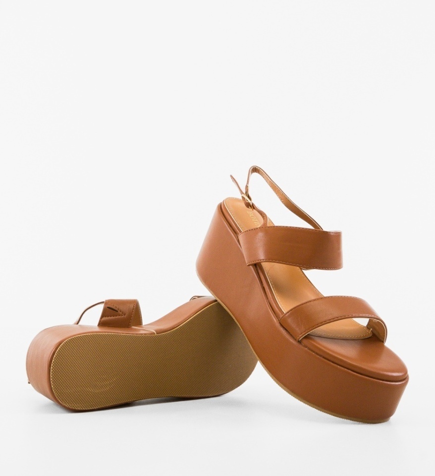 Sandale dama Deyny Camel - Img 2
