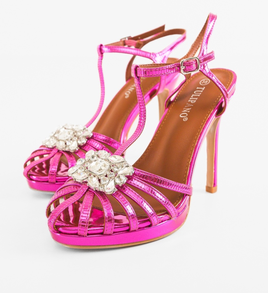 Sandale dama Ghimli Fuchsia - Img 2