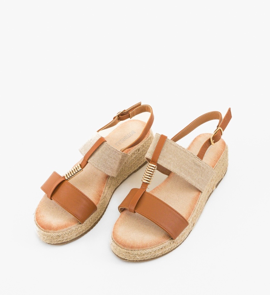 Sandale dama Venny Camel - Img 3