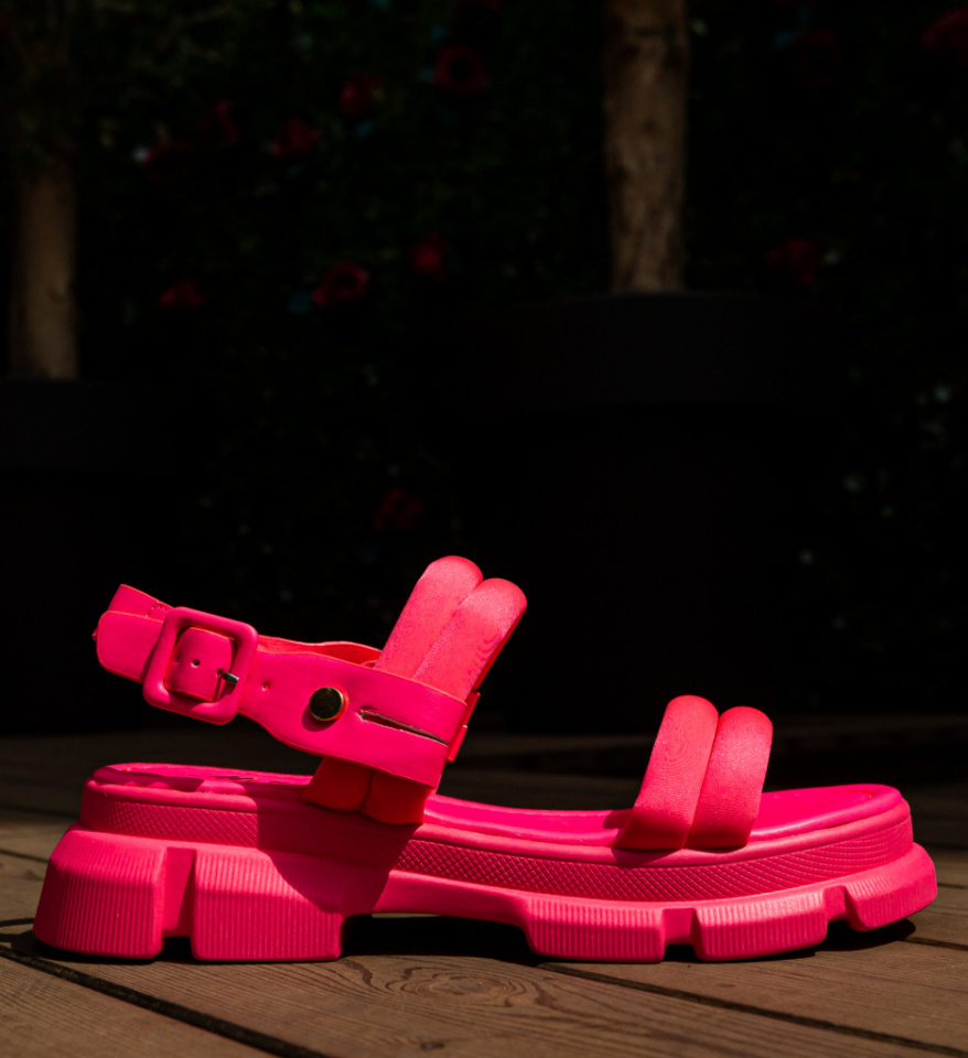 Sandale dama Wicker Fuchsia - Img 6