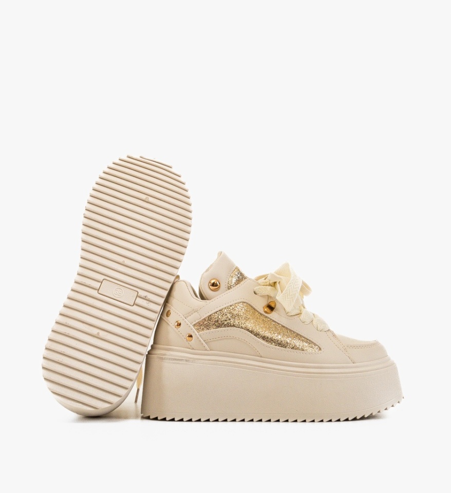 Sneakers dama Adetoku Bej - Img 3