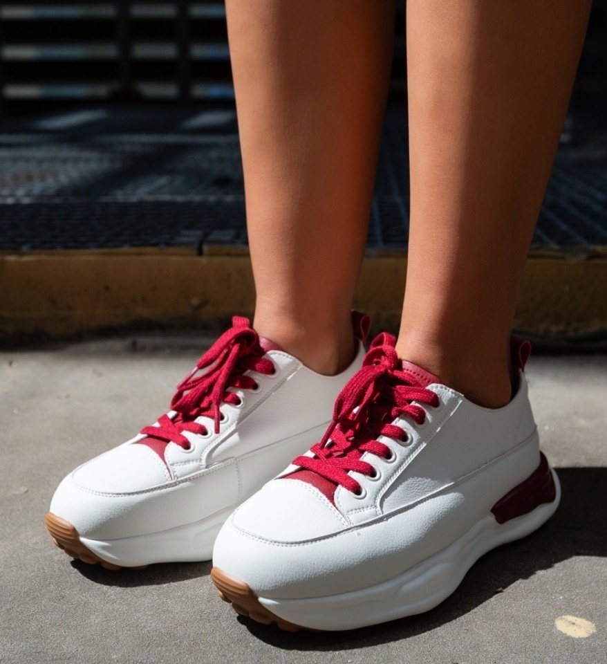 Sneakers dama Bailey Bej 2 - Img 5