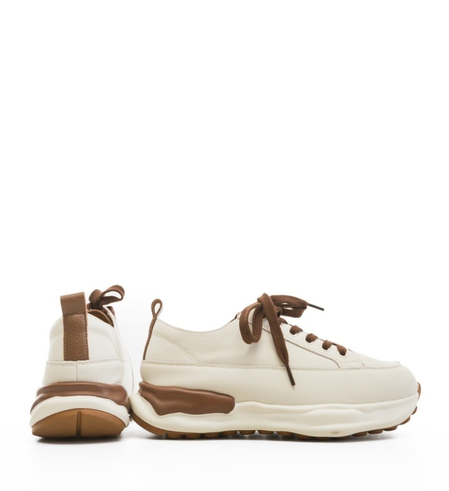 Sneakers dama Bailey Bej 5 - Img 5