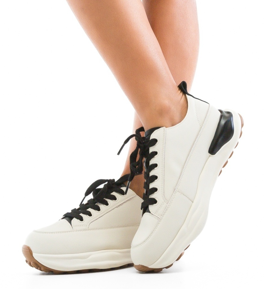 Sneakers dama Bailey Bej 6 - Img 7