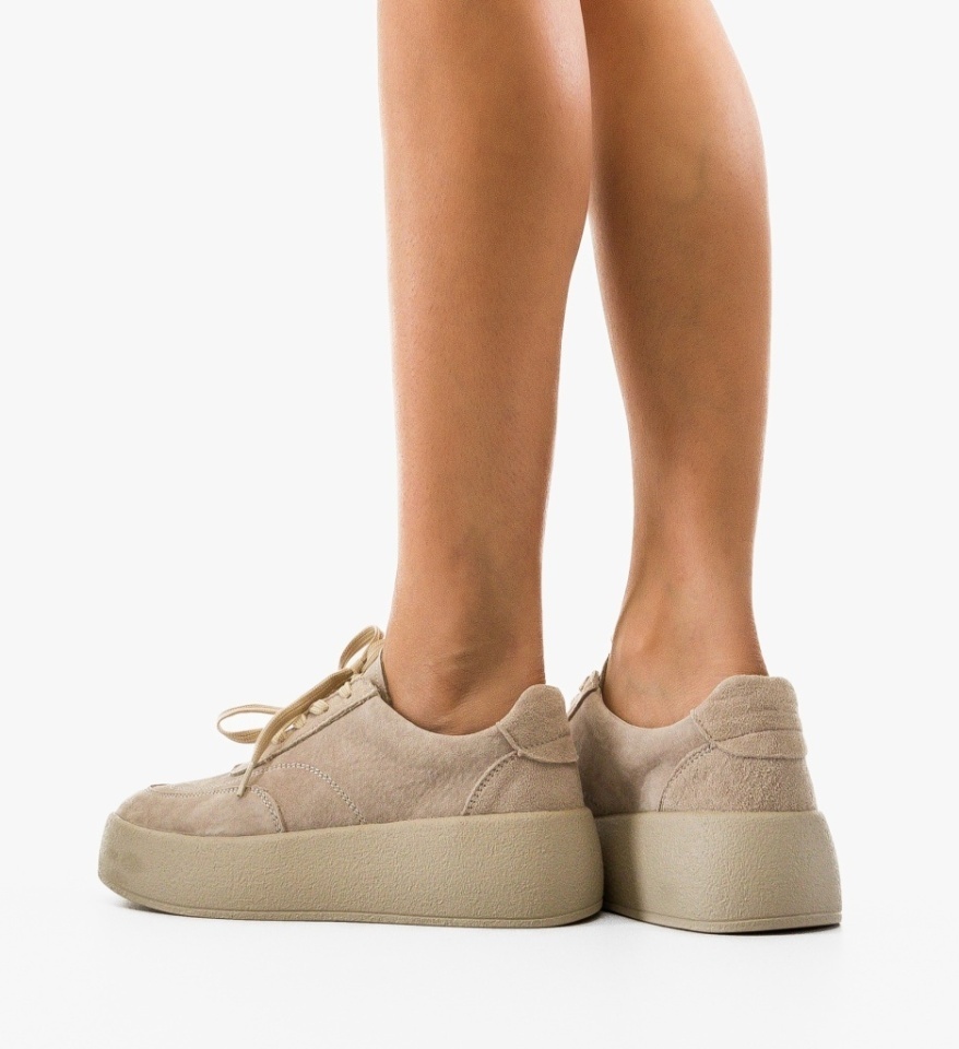 Sneakers dama Brittni Gri - Img 2