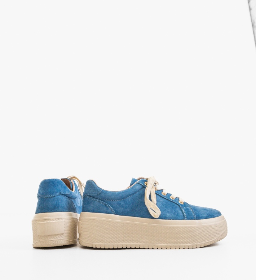 Sneakers dama Daravo Albastri - Img 3