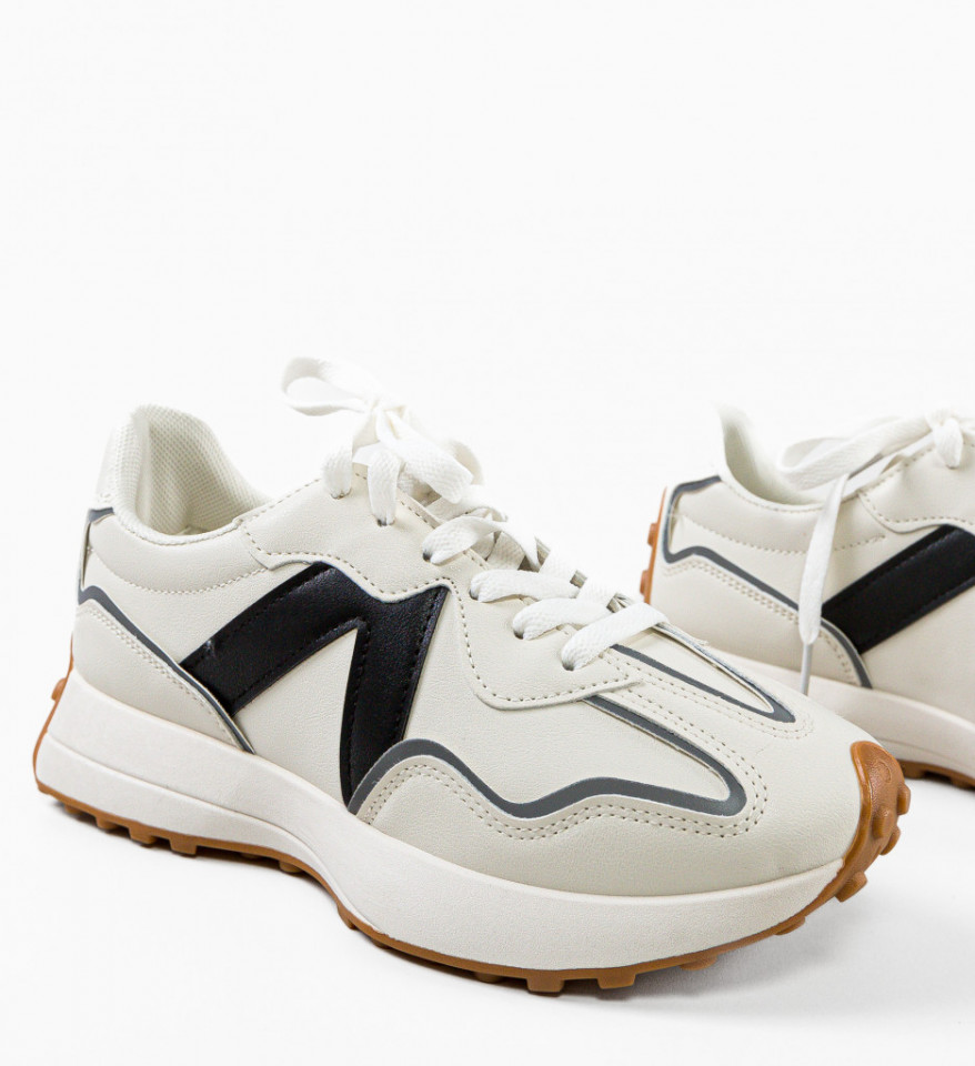 Sneakers dama Dokni Bej - Img 3