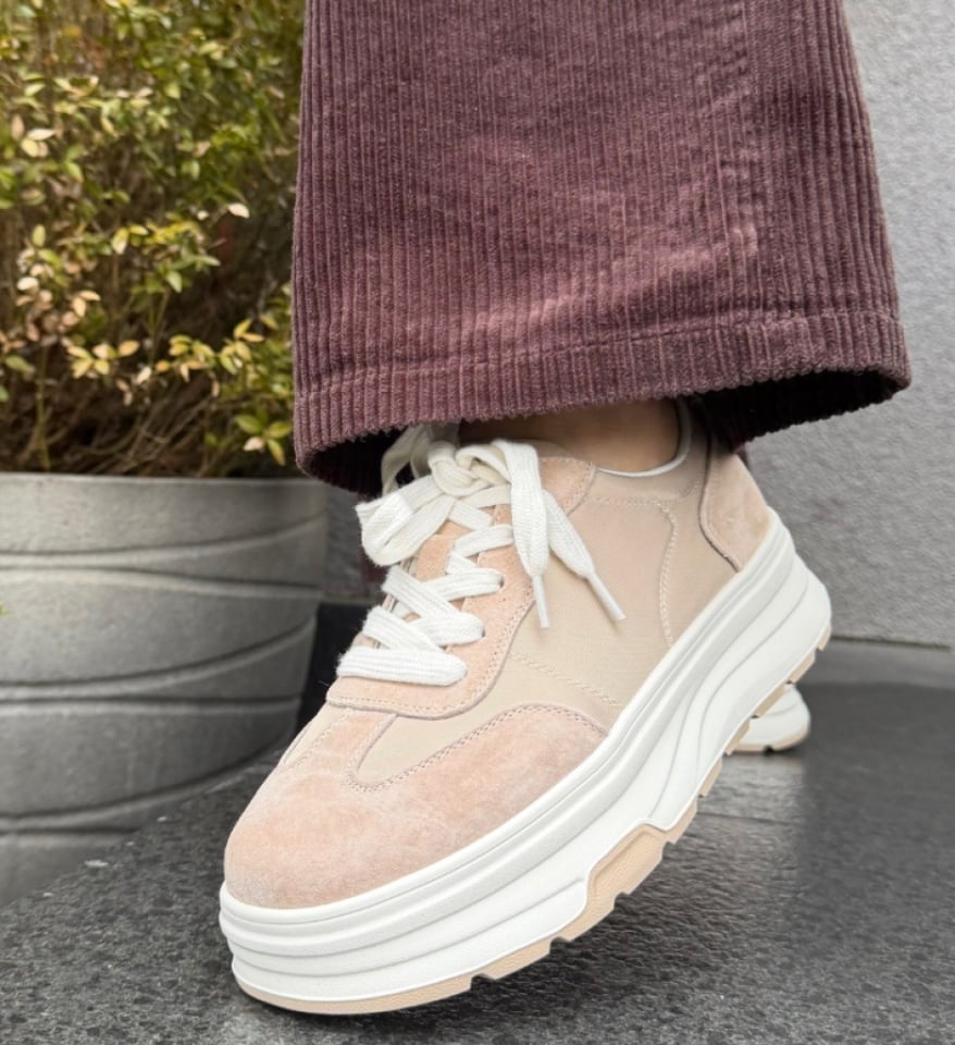Sneakers dama Dynal Bej - Img 10
