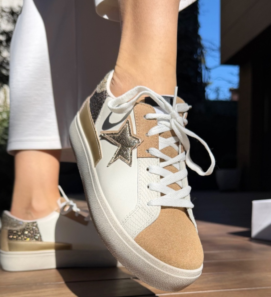 Sneakers dama Gaba Khaki - Img 3