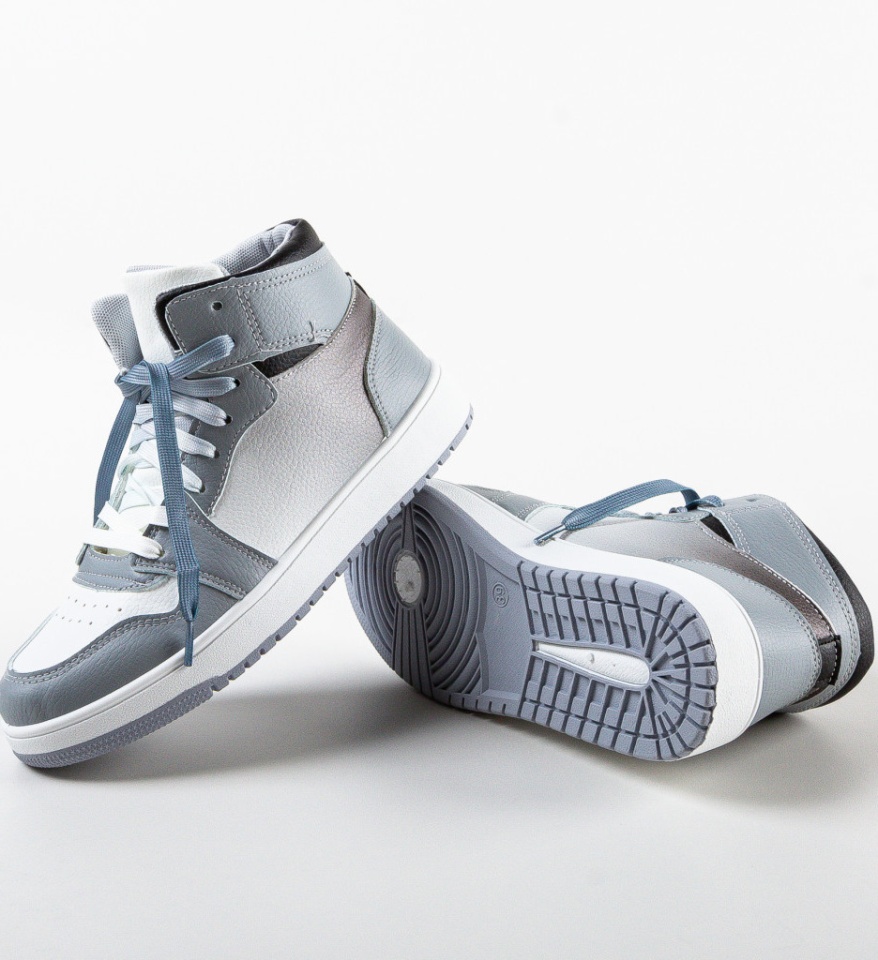 Sneakers dama Galvan Gri - Img 4