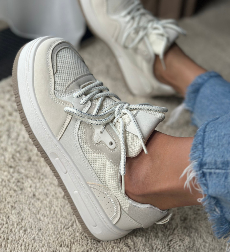 Sneakers dama Goda Bej - Img 3