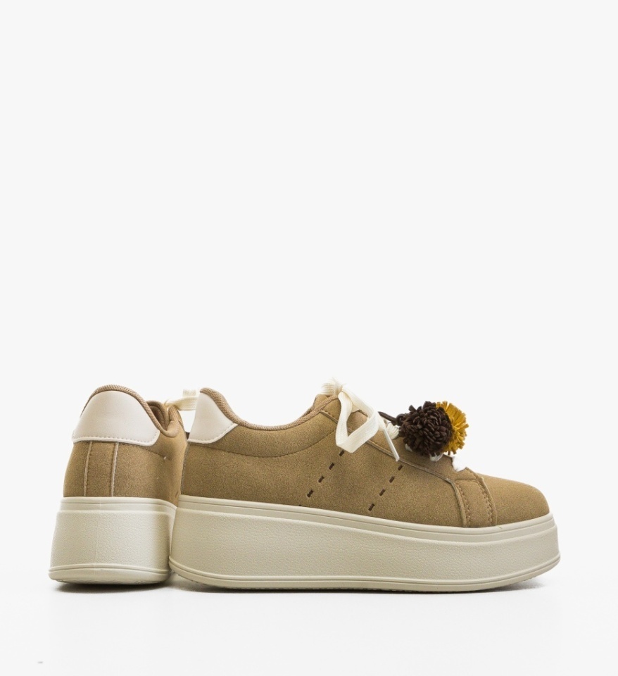 Sneakers dama Kukar Khaki - Img 3