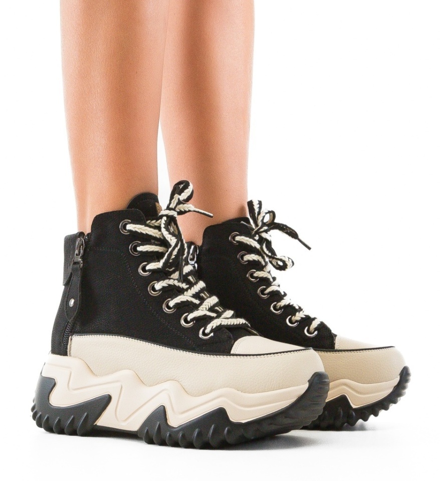 Sneakers dama Lammy Negre - Img 4