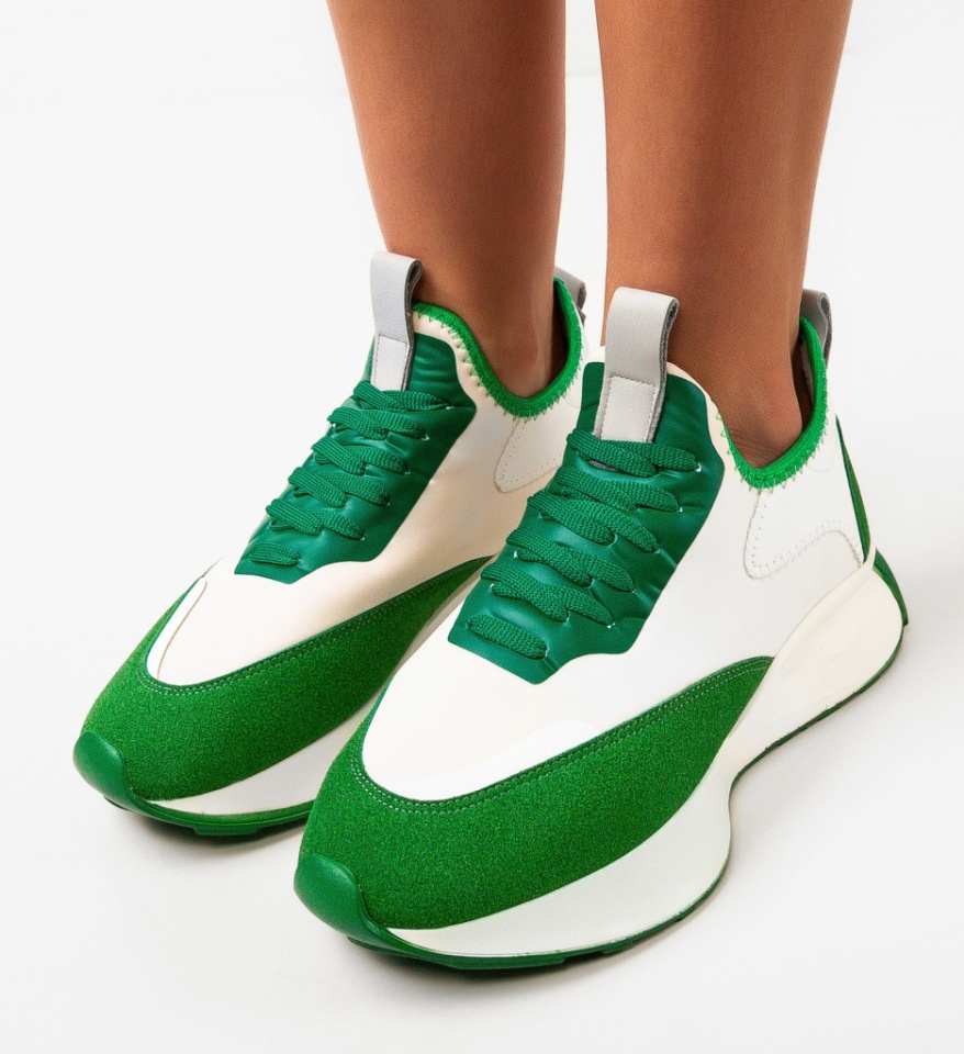 Sneakers dama Londan Verzi - Img 5