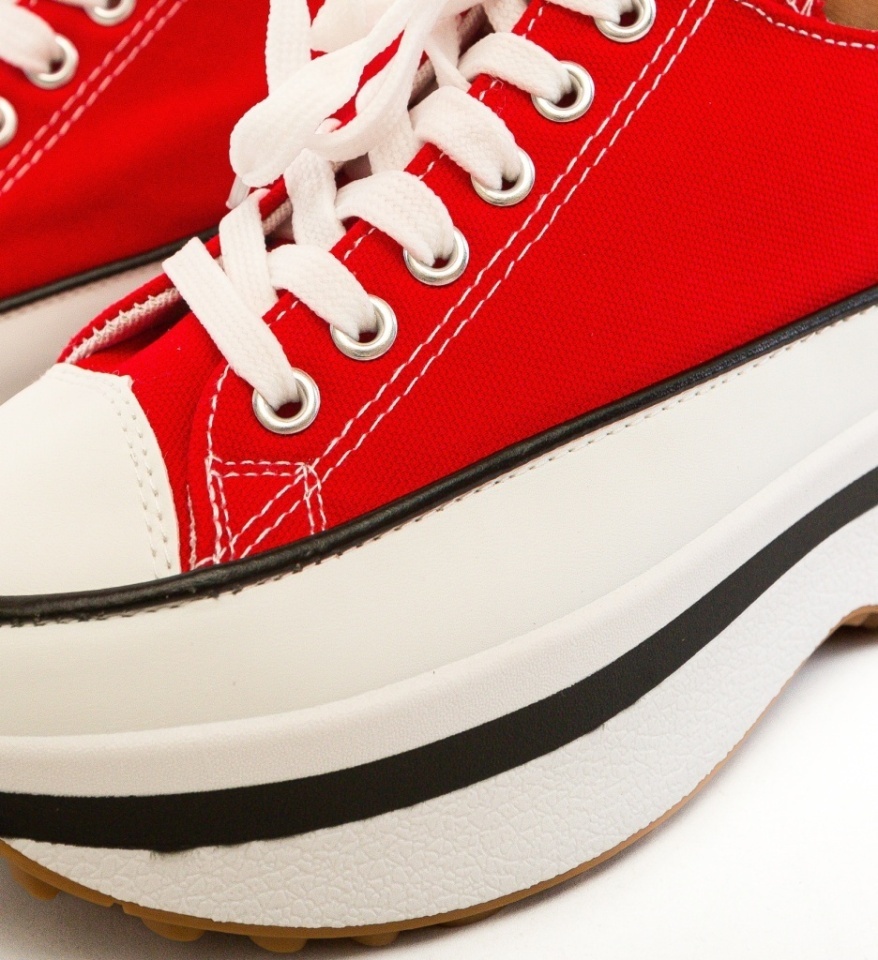 Sneakers dama Marble Rosii - Img 3