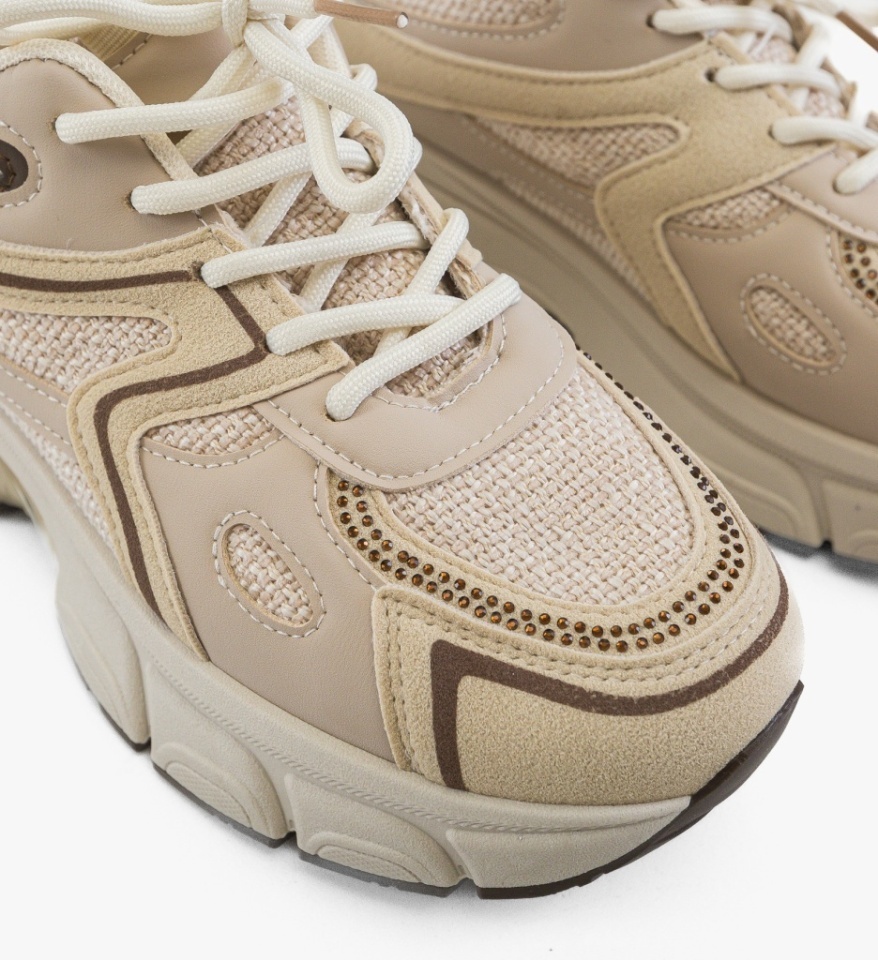 Sneakers dama Mecva Bej - Img 2