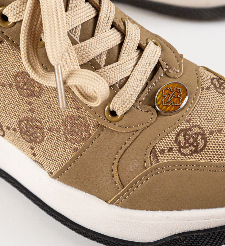 Sneakers dama Miess Bej - Img 4
