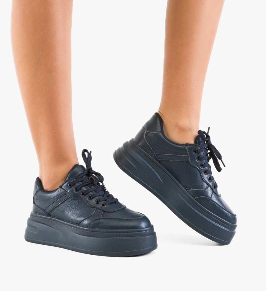 Sneakers dama Momda Bleumarin - Img 4