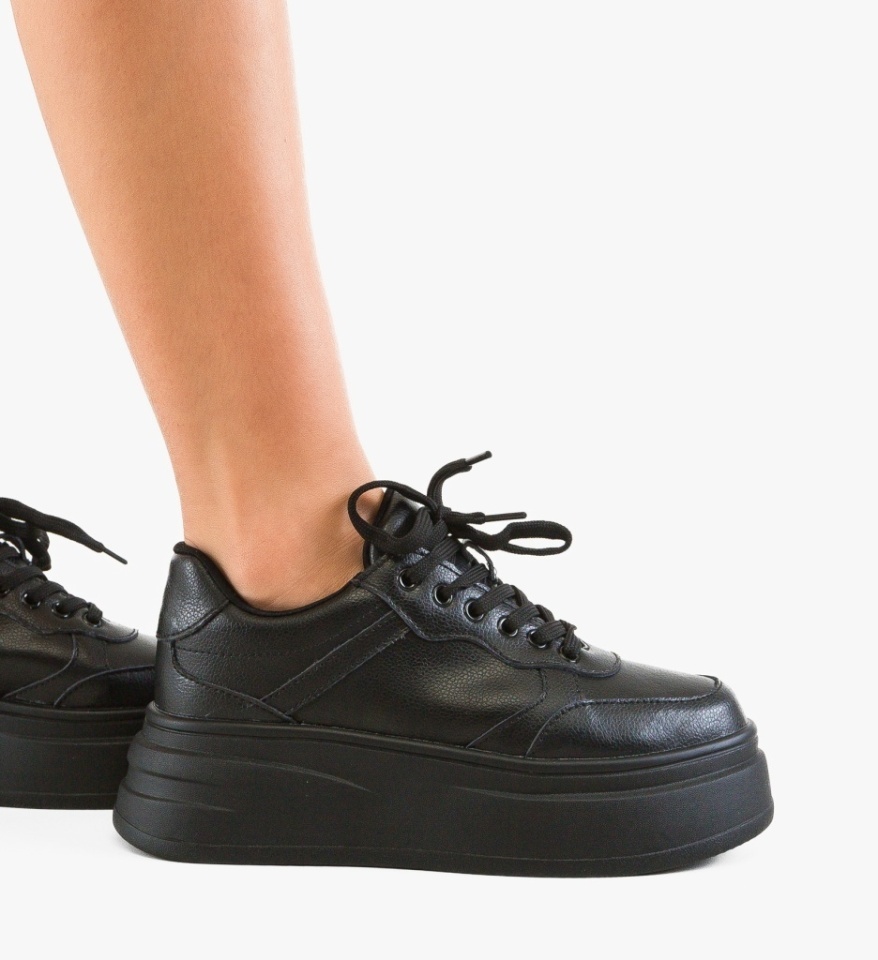 Sneakers dama Momda Negre - Img 4