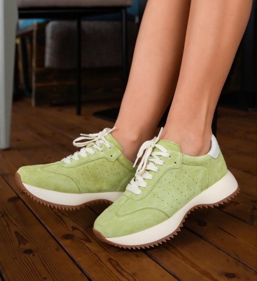 Sneakers dama Mumbay Verzi - Img 3