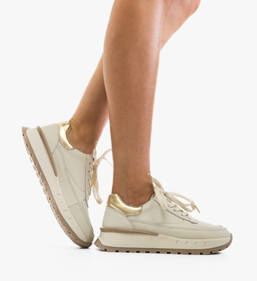 Sneakers dama Myrya Bej - Img 6
