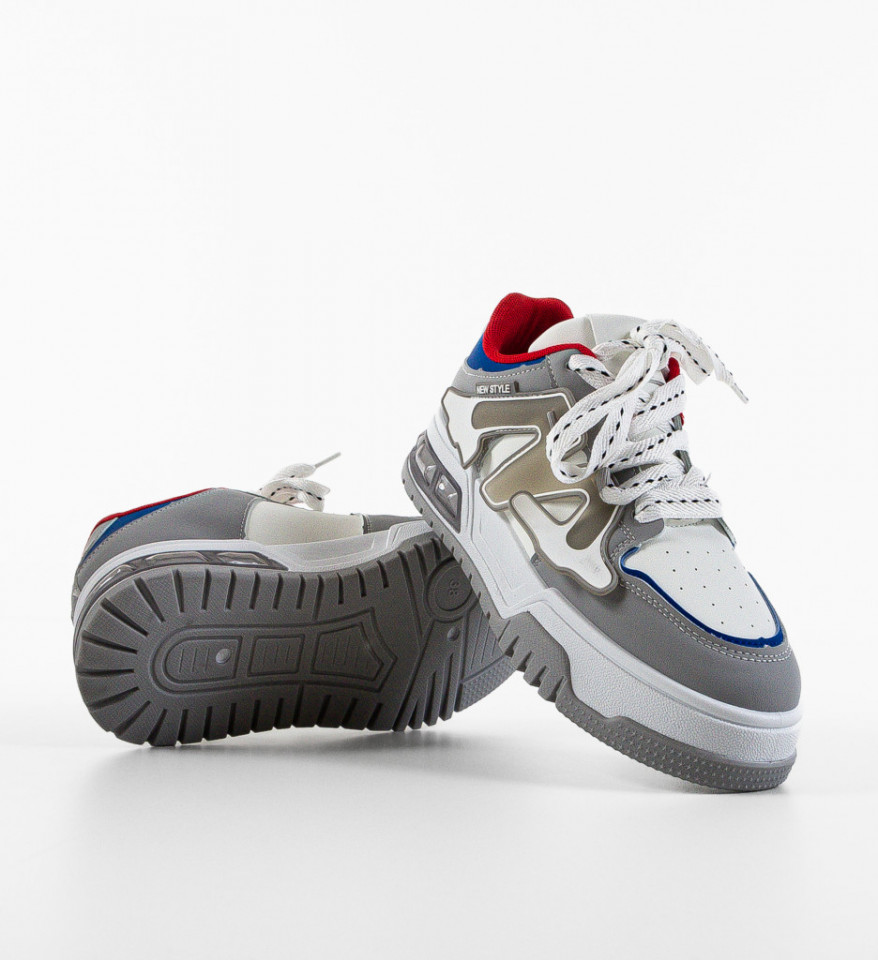 Sneakers dama Niustile Gri - Img 3
