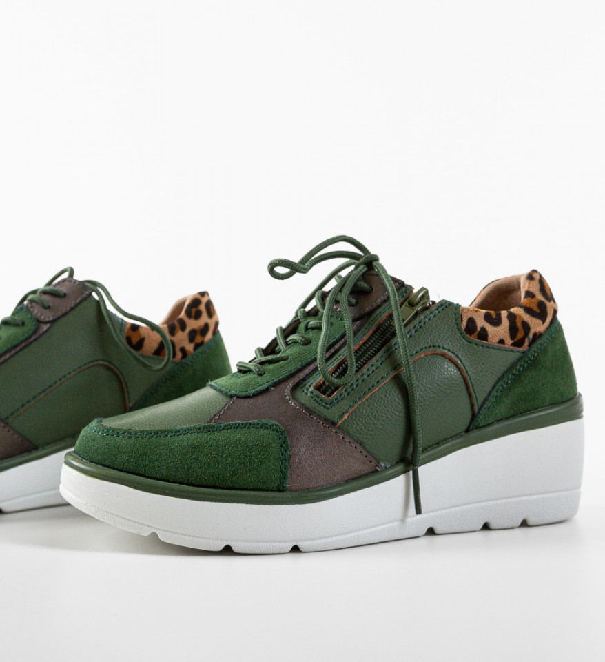 Sneakers dama Nysa Verzi - Img 3