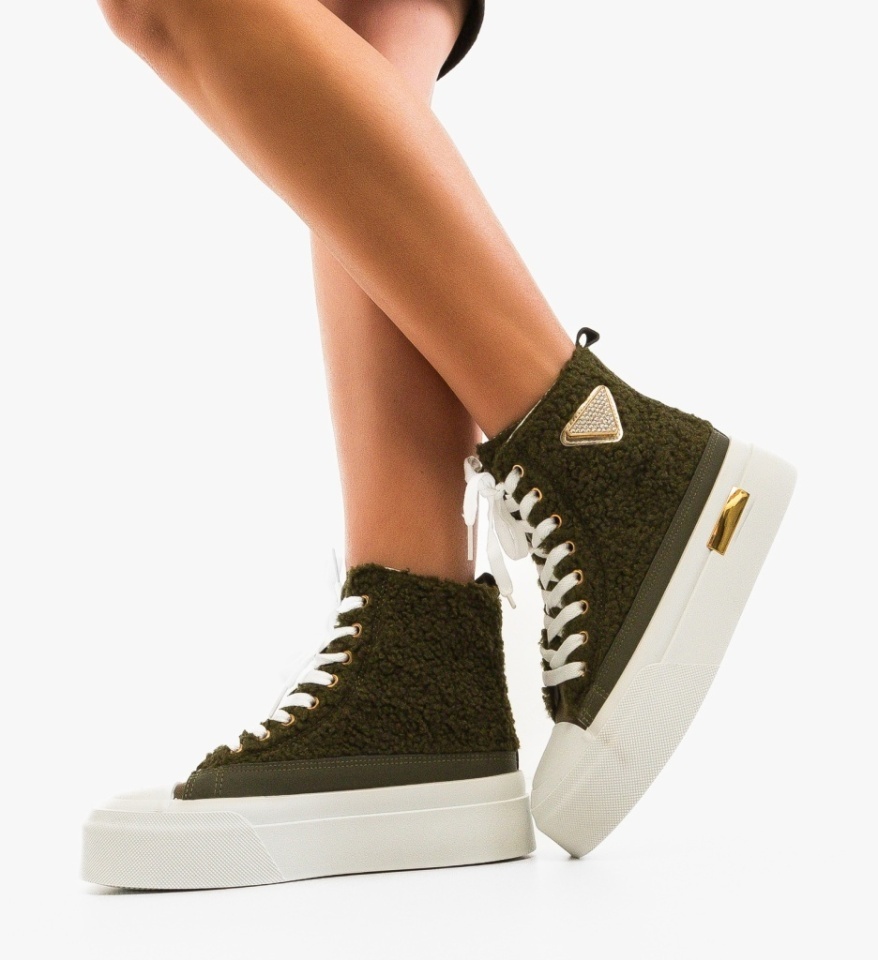 Sneakers dama Pakkle Verzi - Img 3