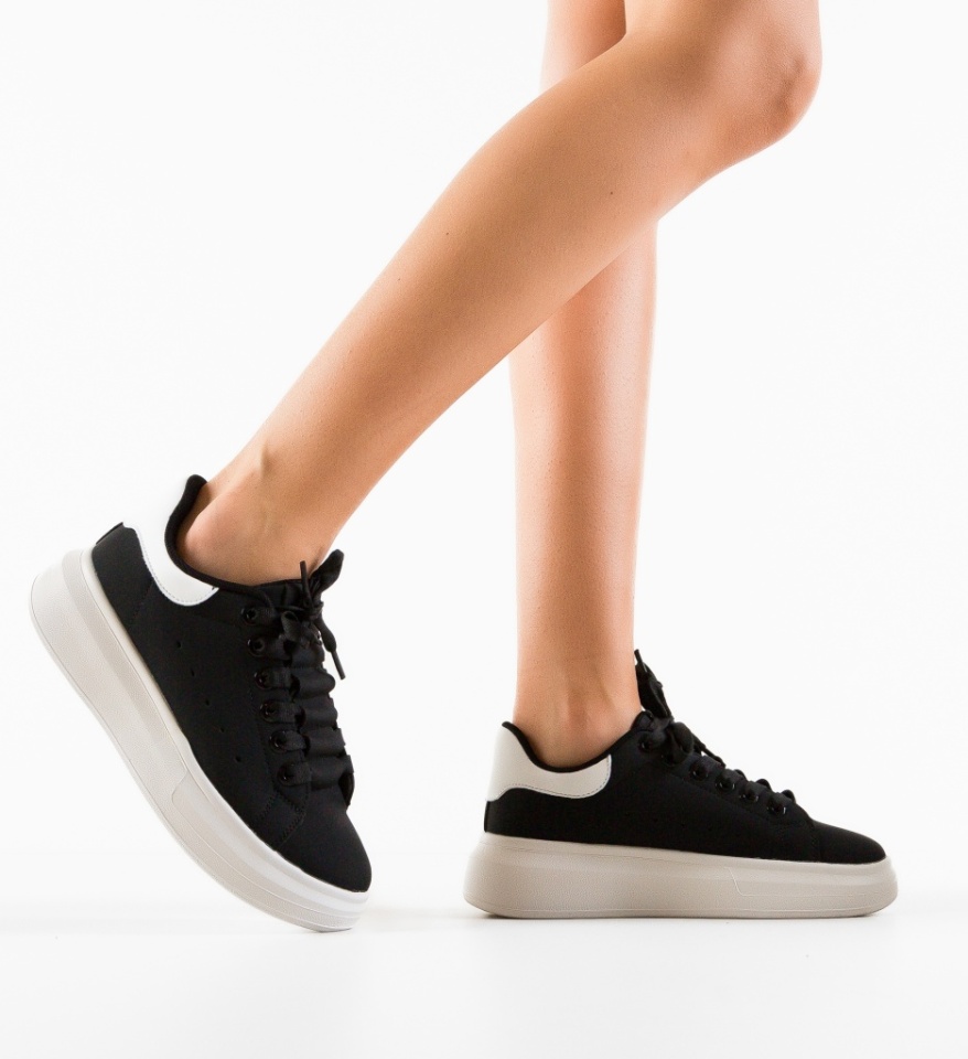Sneakers dama Safara Negre - Img 4