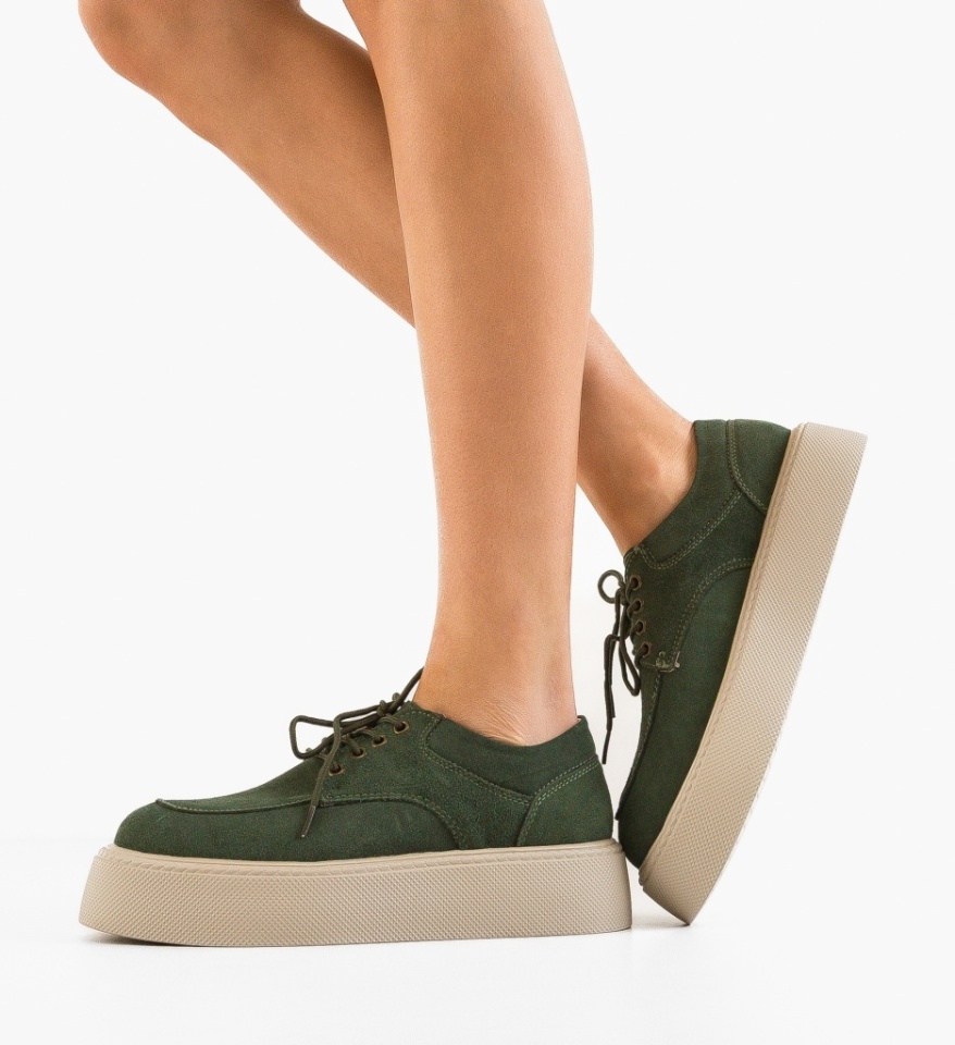 Sneakers dama Sweep Verzi - Img 6