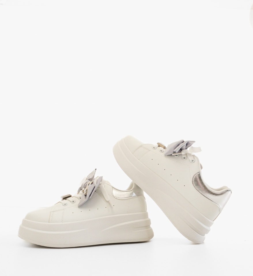 Sneakers dama Thaban Argintii - Img 2