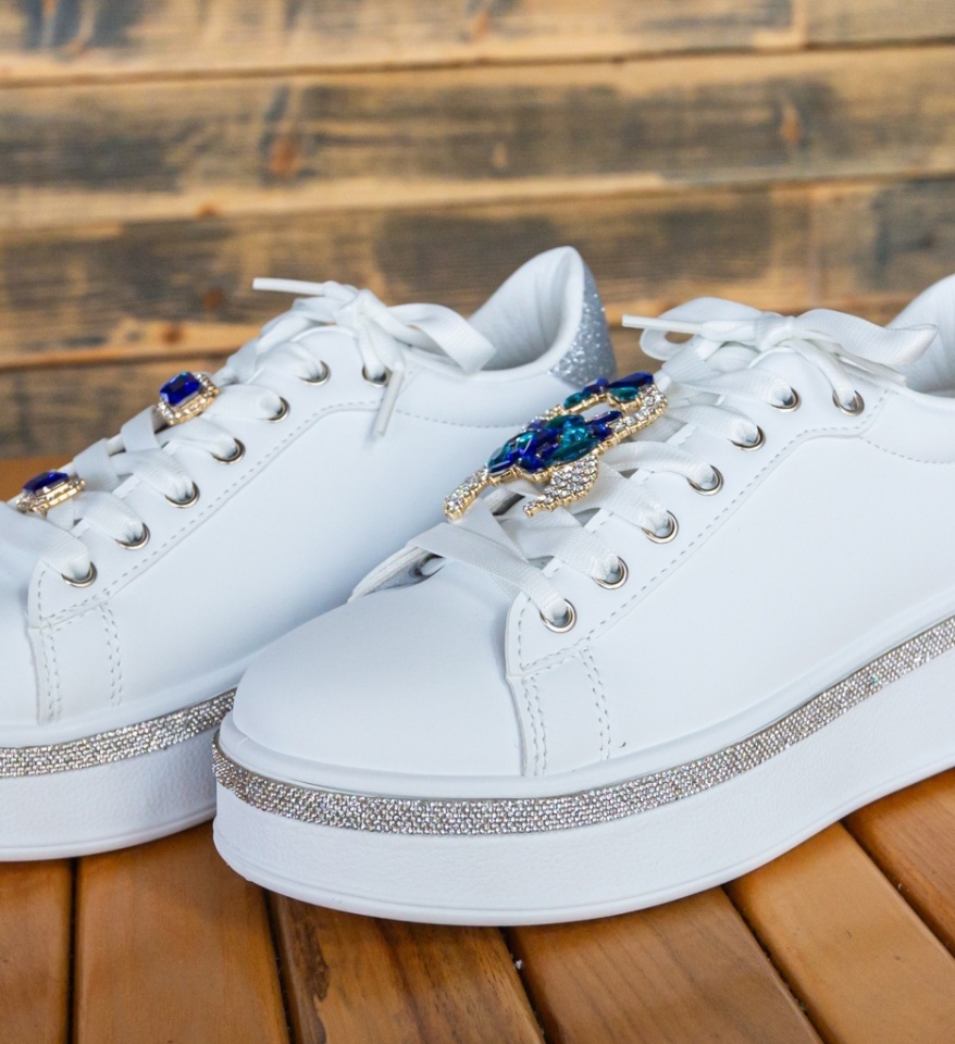 Sneakers dama Weland Argintii - Img 6