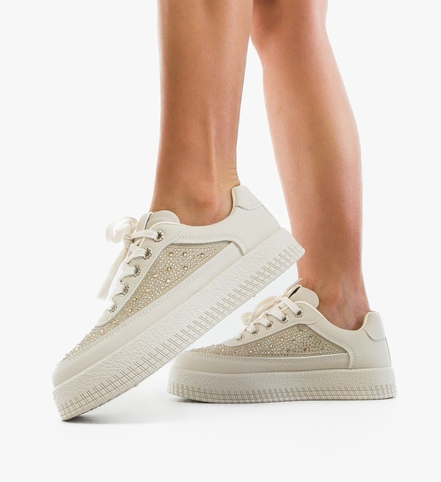 Sneakers dama Yahay Bej - Img 6