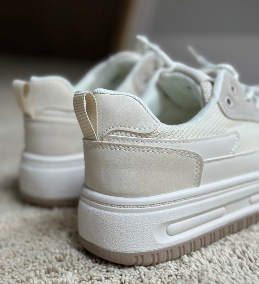 Sneakers dama Yijun Bej - Img 2