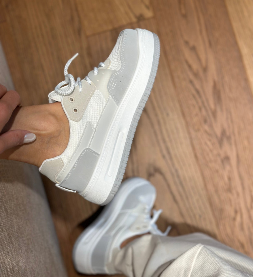 Sneakers dama Yijun Gri - Img 4