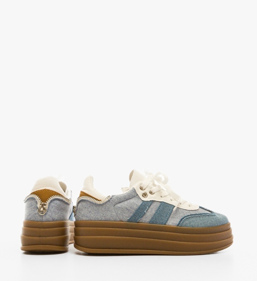 Sneakers dama Zyla Albastri - Img 3
