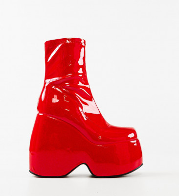 Botine dama Cosmo Rosii