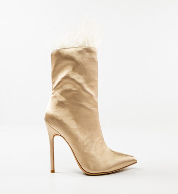 Botine dama Fuery Bej