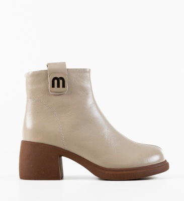 Botine dama Safta Bej