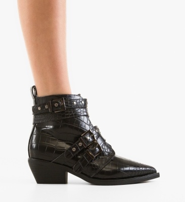 Botine dama Uzoma Negre