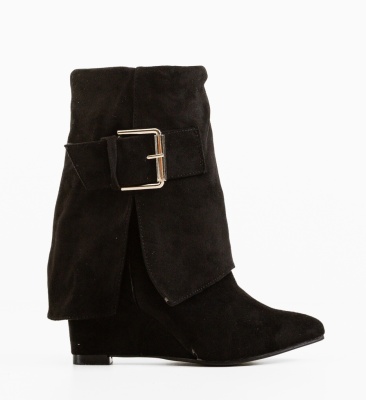 Botine dama Zhou Negre