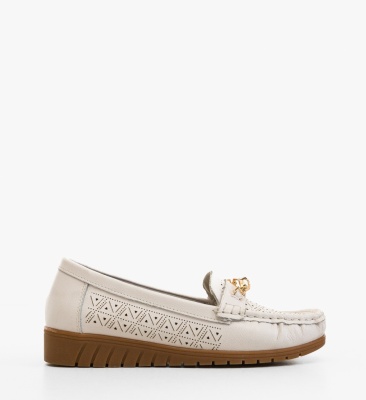 Espadrile dama Chad Albe