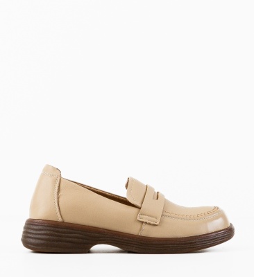 Pantofi Casual Byertes Bej