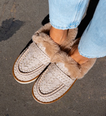 Pantofi Casual Chunky Bej