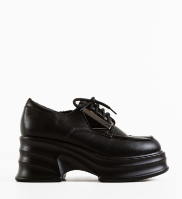 Pantofi casual dama Barteon Negri
