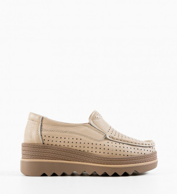 Pantofi Casual Krat Bej