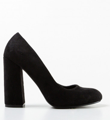 Pantofi dama Almond Negri